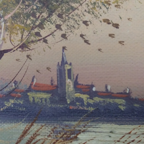 Vintage Oil on Canvas/ Signed Marten - Picture 2 of 4